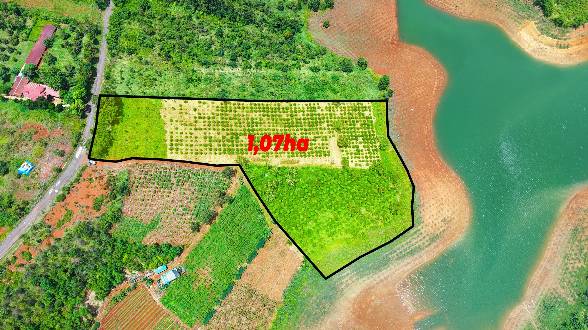 Đất 1,07ha view hồ cà phê tiêu trung tâm Gia Nghĩa