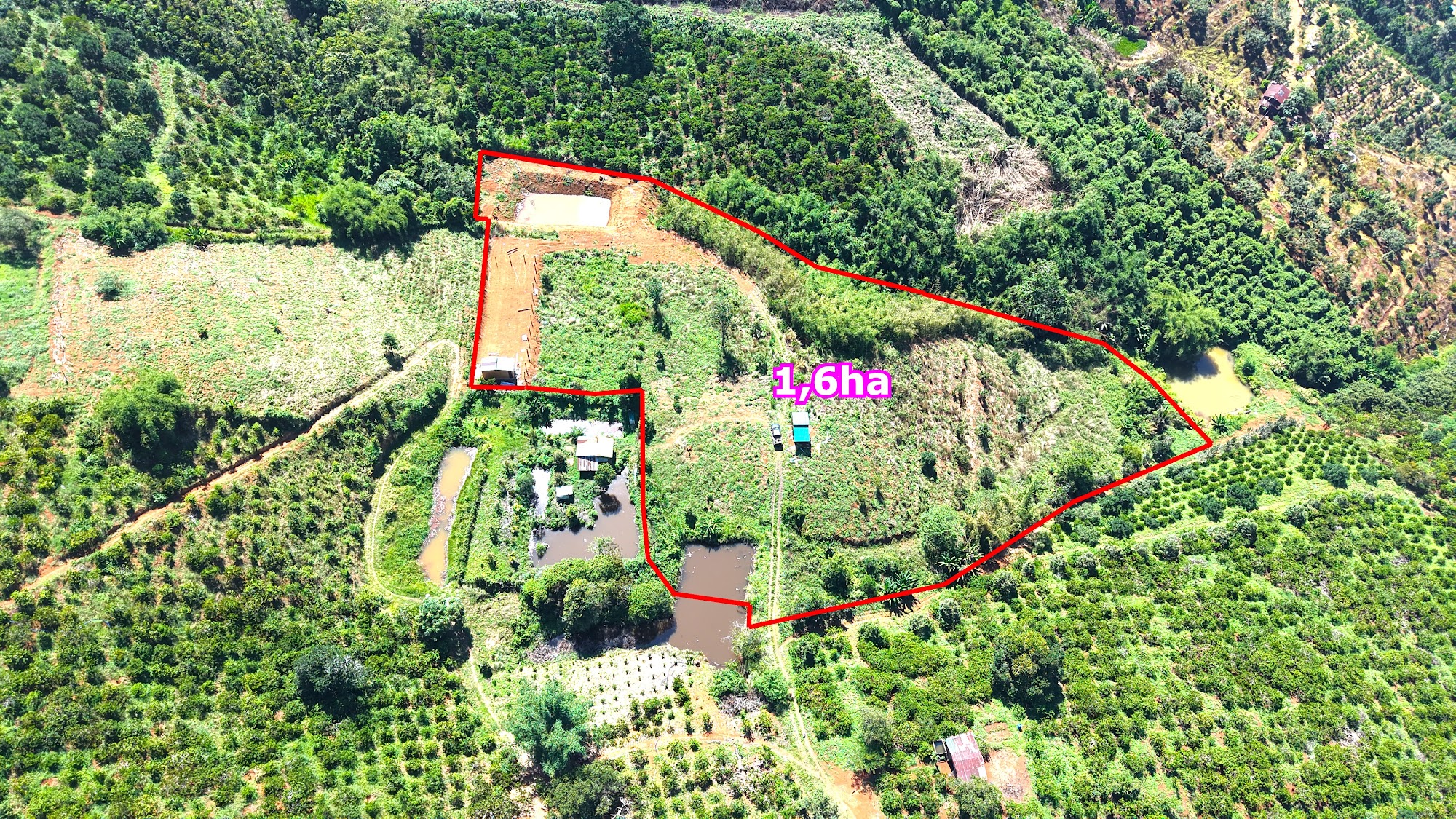 Đất 1,6ha view đập thủy điện Tà Đùng Quảng Khê